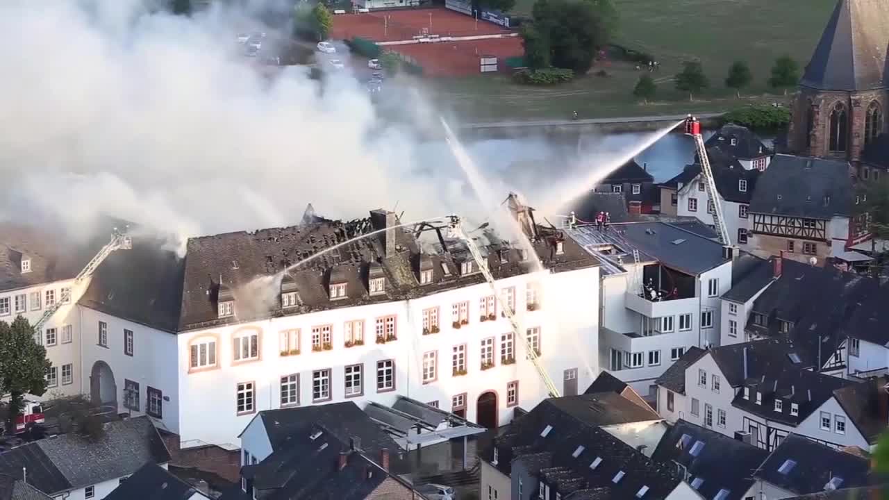 Nach dem verheerenden Feuer in Saarburg