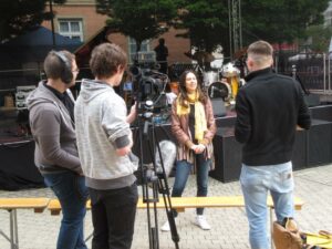 Interview von naheTV mit Olivia Trummer auf den Jazztagen 2022.