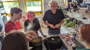 Gemeinsames Kochen zum Abschied