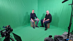 Aufnahme im Green-Screen-Studio von naheTV